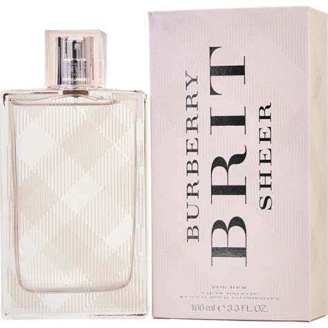 burberry brit eau de toilette femme|Burberry Brit sheer 100 ml.